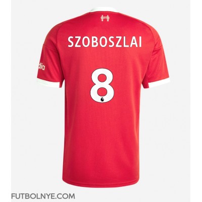 Camiseta Liverpool Dominik Szoboszlai #8 Primera Equipación 2025-26 manga corta Camiseta Liverpool Dominik Szoboszlai #8 Primera Equipación 2025-26 manga corta